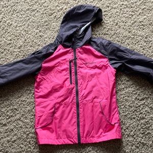 Girls Columbia windbreaker